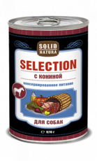 Консервированный влажный корм для собак Solid Natura Selection Конина 970 гр