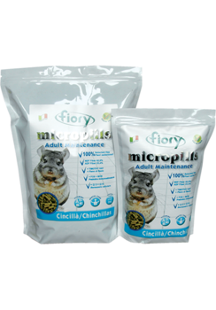 Корм для взрослых шиншилл Fiory Micropills Chinchillas 850 гр, 2 кг