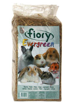 Сено прессованное Fiory Evergreen 30 л (1 кг)
