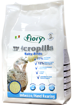 Корм для птенцов всех видов попугаев Fiory Micropills Baby Birds 800 гр, 1,5 кг