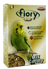 Комплексное питание для волнистых попугайчиков Fiory Oro Mix Cocory на основе 12 различных видов зерна, 400 г