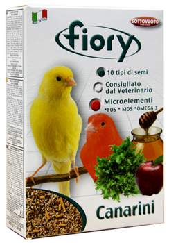 Комплексное питание для канареек Fiory Superpremium Canarini на основе 10 видов зерна, 400 г