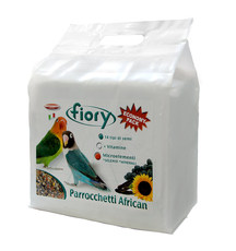 Сбалансированное питание для средних длиннохвостых попугаев Fiory Superpremium Parrocchetti Africa на основе 13 уникальных ингредиентов, 3,2 кг