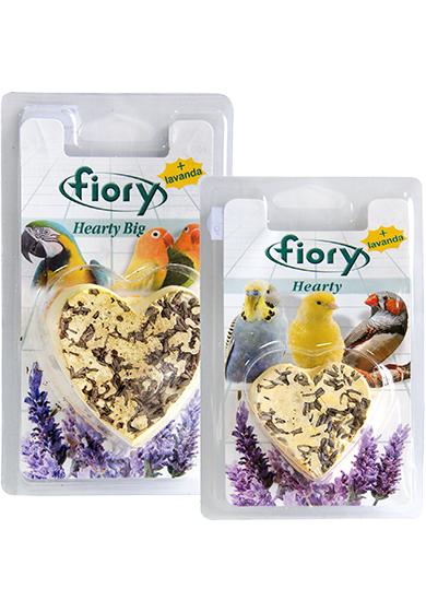 Bio kamen dlya ptits hearty s lavandoi  v forme serdtsa