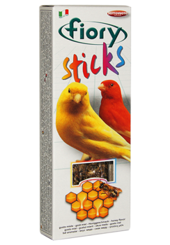 Лакомые палочки для канареек Fiory Sticks с медом, 2х30 г