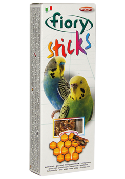 Лакомые палочки для попугаев Fiory Sticks с медом, 2х30 г