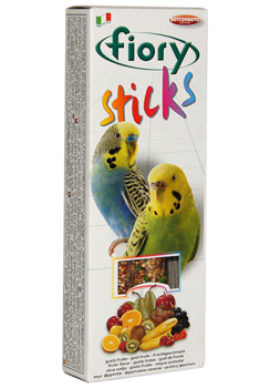 Лакомые палочки для попугаев Fiory Sticks с фруктами, 2х30 г