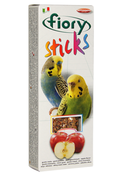 Лакомые палочки для попугаев Fiory Sticks с яблоком, 2х30 г
