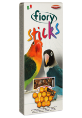 Лакомые палочки для средних длиннохвостых попугаев Fiory Sticks с медом, 2х60 г