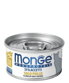 Консервированный корм для кошек монопротеин Monge Cat Monoprotein из курицы 80 гр