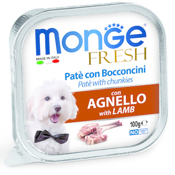 Консервы для взрослых собак Monge Dog Fresh с ягненком 100 г