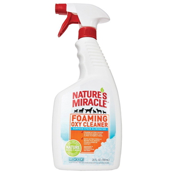 Пена для чистки ковров и мягкой мебели Nature`s Miracle Foaming Oxy Cleaner, 710 мл