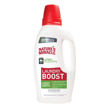 Уничтожитель пятен и запахов для стирки 946мл Laundry Boost & Odor Additive Nature’s Miracle