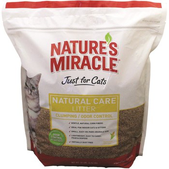 Наполнитель для кошачьего туалета Nature's Miracle Natural Care Cat Litter, комкующийся  8 кг