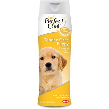Шампунь без слез для щенков 8in1 Perfect Coat Tender Care Puppy Shampoo, 473 мл