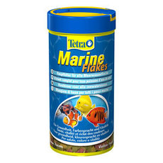 Натуральный корм для рыб любого размера Tetra Marine Flakes, хлопья, 250 мл