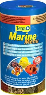 Корм для рыб Tetra Marine Menu, смесь из 4-х видов корма, чипсы 250 мл