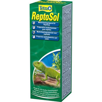 Витаминный концентрат для добавления в корм Tetra Fauna Repto Sol, для всех видов рептилий, 50 мл