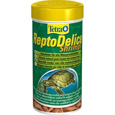 Корм - лакомство для водных черепах Tetra Repto Delica Shrimps натуральные креветки, 250 мл