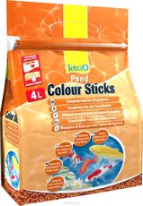 Корм для рыб Tetra Pond Colour Sticks, для улучшения окраса, 4 л