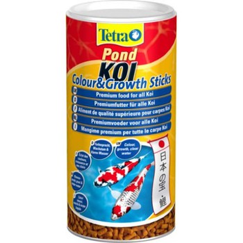 Корм энергетический для карпов кои длиной от 25 см Tetra Pond Koi Color and Grouth Sticks, палочки 1л, 4 л
