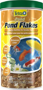 Корм для молодых и маленького размера рыб Tetra Pond Pond Flakes 1л, 4 л