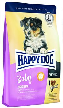 Сухой корм для щенков средних и крупных пород Happy Dog  Baby Original  1 кг, 10 кг