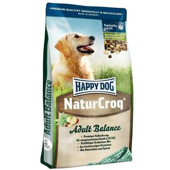 Сухой корм для взрослых собак всех пород с чувствительным пищеварением Happy Dog Nature Croq Balance 4 кг, 15 кг