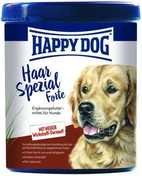 Пищевая добавка для взрослых собак Happy Dog Haar Spezial Forte, для улучшения состояния кожи и шерсти 200 гр, 700 гр