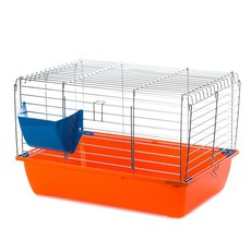 Клетка для кролика Inter Zoo KROLIK 50 (Rabbit 50 OC FOLDING) 500х330х330 (оцинкованный прут, складная)