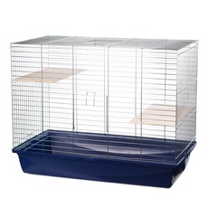 Клетка для шиншилл Inter Zoo Chinchilla 100 + 2 деревянные полки 1000х540х810 (оцинкованный прут)