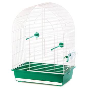 Клетка для мелких и средних птиц Inter Zoo LUSI II цветная, 45 х 28 х 63,5 см