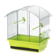 Клетка для мелких птиц Inter Zoo LORA оцинкованная, 34,5 х 21,5 х 35 см