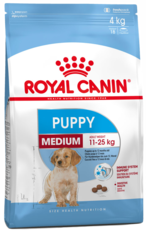 Сухой корм для щенков с 2 до 12 месяцев, беременных и кормящих сук Royal Canin Medium Puppy, Роял Канин Медиум Паппи