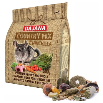 Корм сухой для шиншилл Dajana Country Mix Hedgie 500г