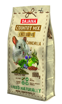 Корм сухой для шиншилл Dajana Country Mix Exclusive 500 гр, 1 кг