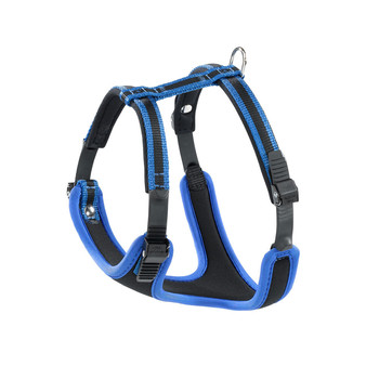 Шлейка для собак Ferplast Ergocomfort, синий, с мягкой подкладкой, с системой микрорегулировки XS, S, M, L, XL