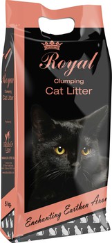 Комкующийся наполнитель для кошачьего туалета с ароматом Индийской земли Indian Cat Litter Royal Earthern Aroma 5 кг, 10 кг