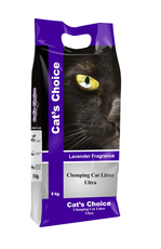 Комкующийся наполнитель для кошачьего туалета с ароматом Лаванды Indian Cat Litter Cat's Choice Lavender