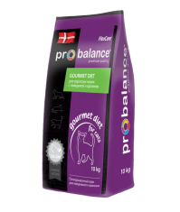 Сухой корм для взрослых кошек Probalance Gourmet Diet с говядиной и кроликом 10 кг
