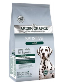 Сухой корм для взрослых собак Arden Grange Sensitive Adult Dog, с деликатным желудком и чувствительной кожей 2 кг, 6 кг, 12 кг