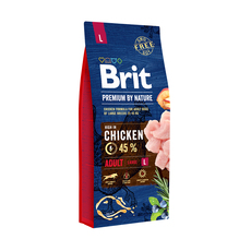 Сухой корм для взрослых собак крупных пород  Brit Premium by Nature Adult L