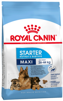 Сухой корм для щенков до 2-х месяцев, беременных и кормящих сук Royal Canin Maxi Starter Mother and Babydog, Роял Канин Макси Стартер Бэбидог 4 кг, 15 кг