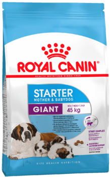 Сухой корм для щенков до 2-х месяцев, беременных и кормящих сук Royal Canin Giant Starter Mother and Babydog, Роял Канин Джайнт Стартер Мазер энд Бэбидог 4 кг, 15 кг