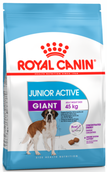 Сухой корм для щенков с высокими энергетическими потребностями с 8 до 18/24 месяцев Royal Canin Giant Junior Active, Роял Канин Джайнт Юниор Актив 15 кг