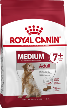 Сухой корм для собак от 7 до 10 лет Royal Canin Medium Adult 7+, Роял Канин Медиум Эдалт +7 4 кг, 15 кг