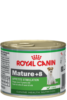 Влажный корм для поддержания жизненных сил собак старше 8 лет, Royal Canin Mature +8,  195 гр