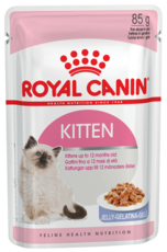 Консервированный корм для котят от 4 месяцев, вторая фаза прикорма Royal Canin Kitten Instinctive кусочки в желе