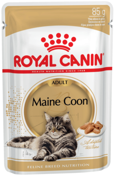 Консервированный влажный корм для взрослых кошек породы мейн-кун Royal Canin Maine Coon 85 гр