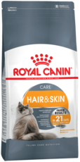 Сухой корм для взрослых кошек в целях поддержания здоровья кожи и шерсти Royal Canin Hair and Skin, Роял Канин Хэйр энд Скин Кэа